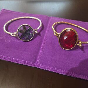 Flower and Horseshoe Design Bracelets